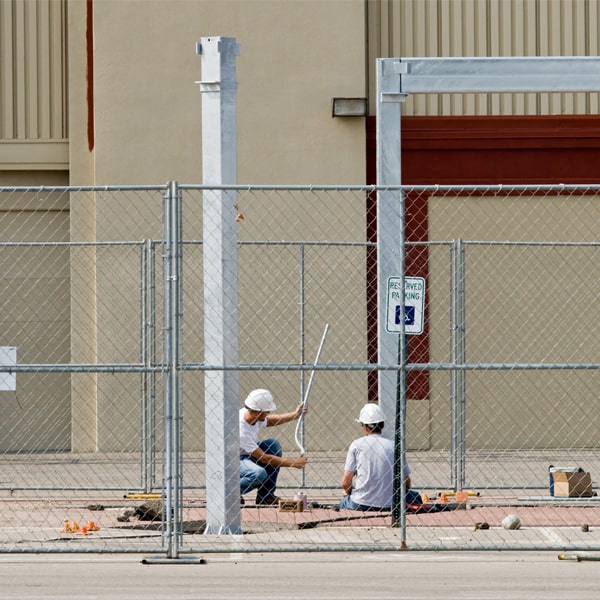 how much time can i rent the temporary fence for my building site or event in Harpers Ferry IA